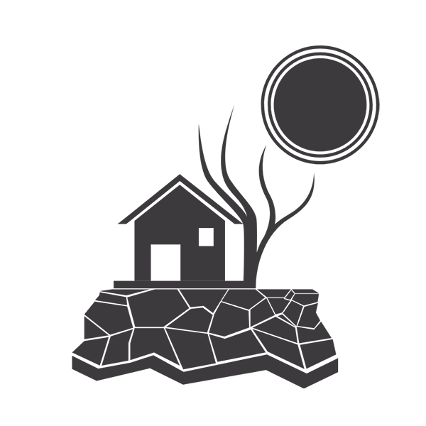 climate change bushfires icon